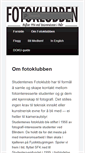 Mobile Screenshot of fotoklubben.no