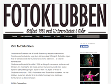 Tablet Screenshot of fotoklubben.no